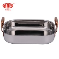 AAA rectangle stainless steel oven baking tray